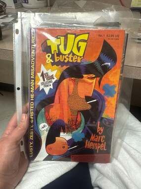 Tug & Buster Marc Hempel Comic Book Lot #1, #2, #4, #5, #6, #7 - First Issue Inc
